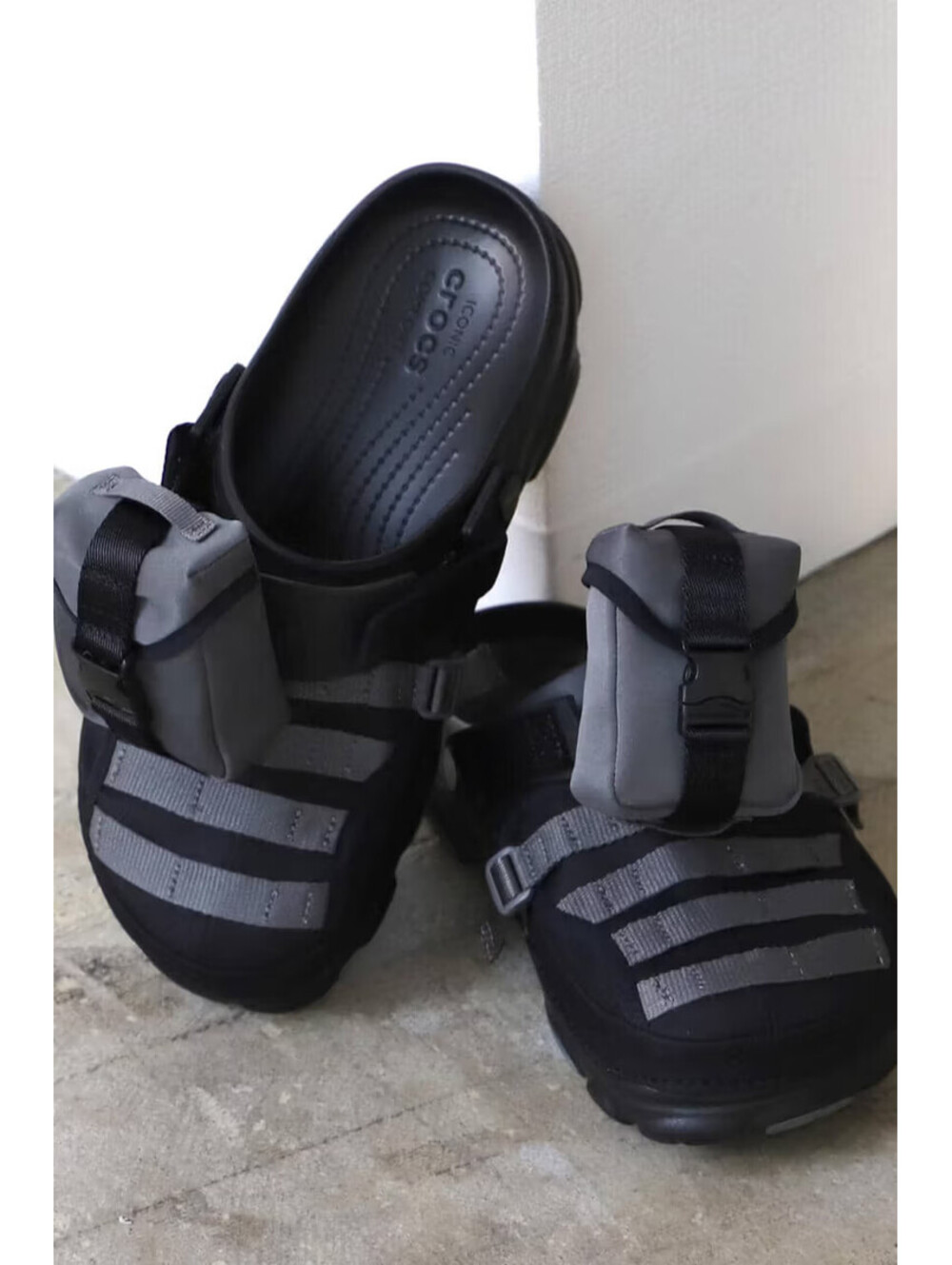 BEAMS x Crocs Classic All Terrain Black Military Clog Men 7